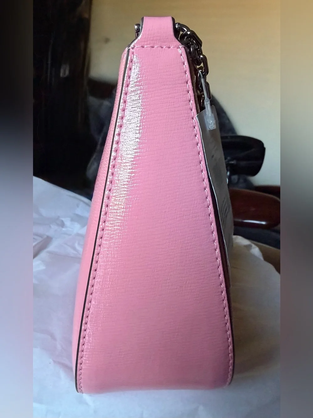 kate spade Margot Textured Leather Med Convertible Crossbody in Grapefruit Pink